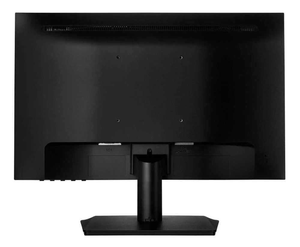 Rear view illustrating the VGA input port and overall connectivity options on the back panel