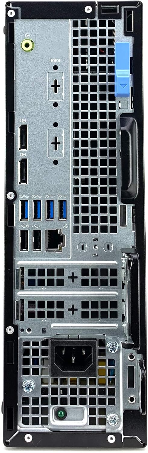 Back view of the Dell OptiPlex 5060 Desktop illustrating the I/O ports, including USB, HDMI, Ethernet, and power connection