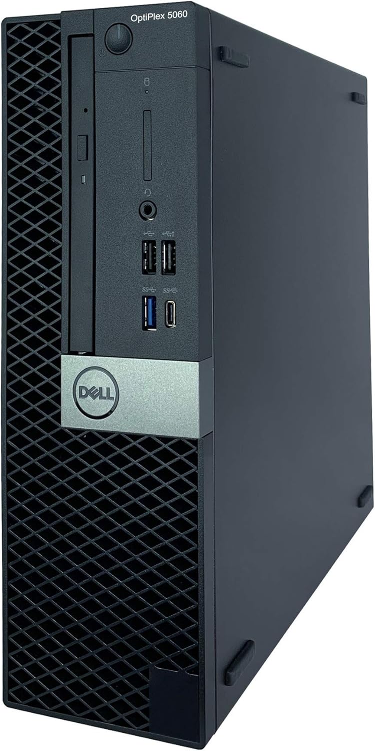 Right side view of the Dell OptiPlex 5060 Desktop displaying the side profile and ventilation areas
