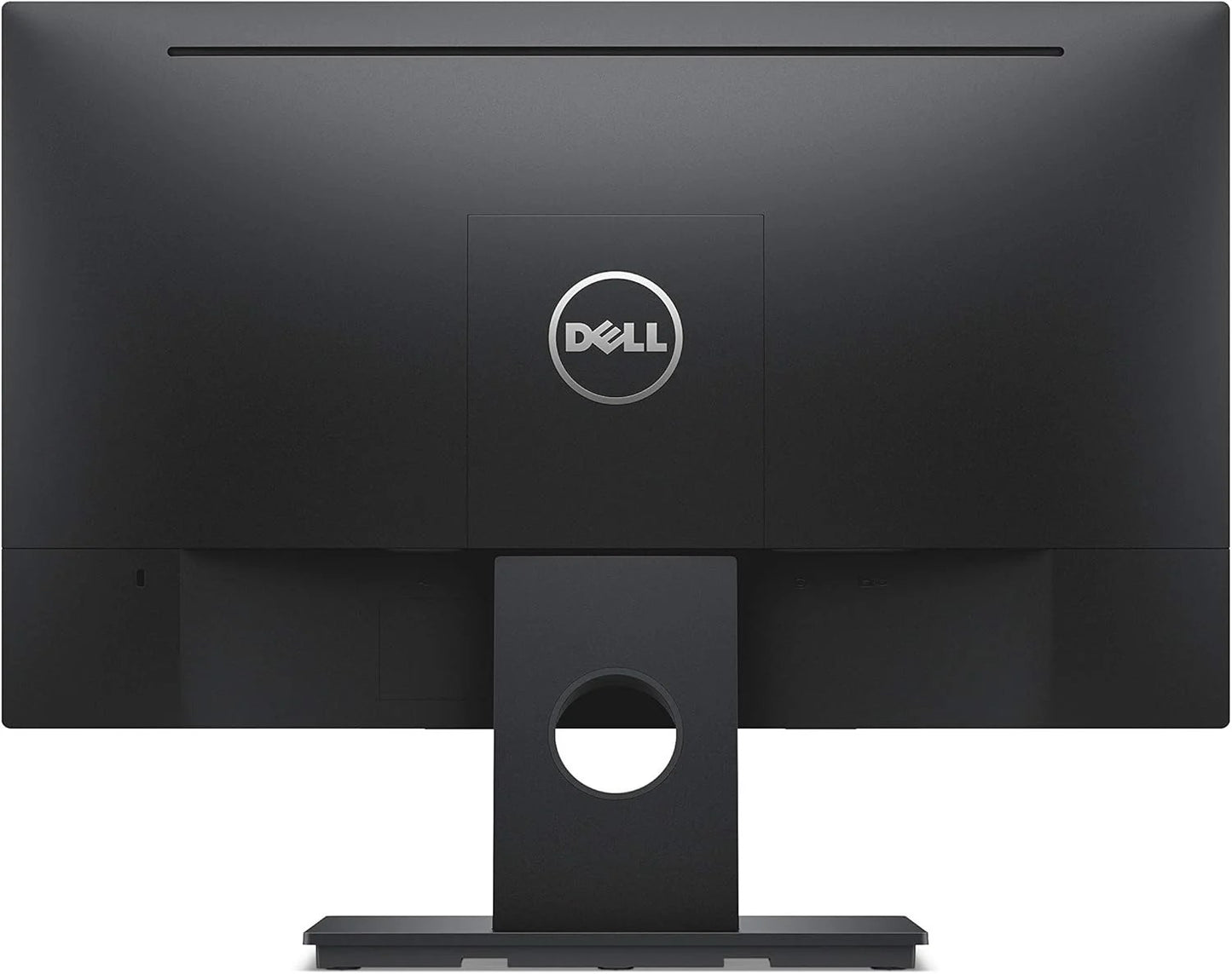 Back view of the monitor showing the connectivity ports, including VGA and DisplayPort