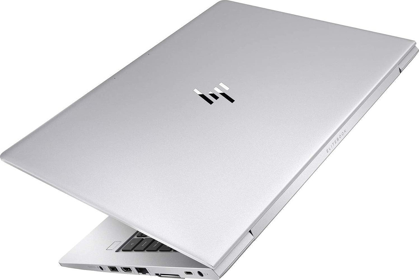 Refurbished HP EliteBook 840 G6 laptop open at an angle with i5 8th Gen processor in Hyderabad – Laptomart
