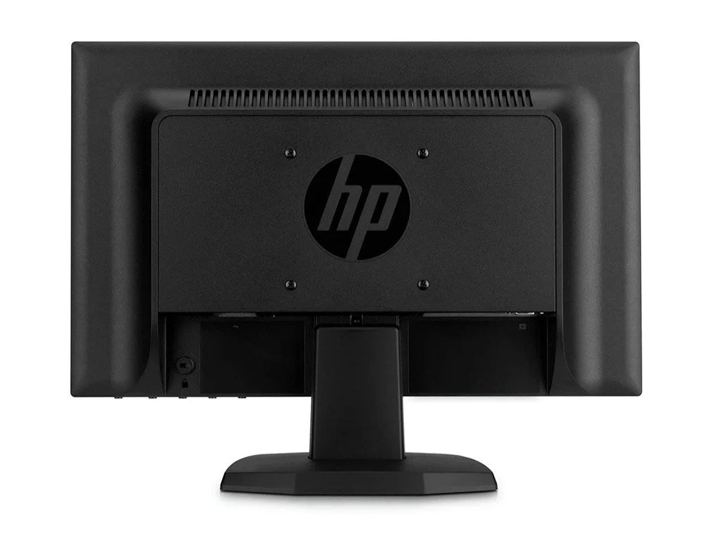 Rear view of the monitor showcasing the VGA input port and connectivity options