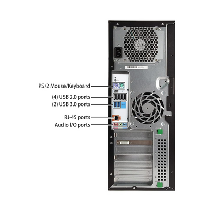 Refurbished HP Z420 Workstation | Intel Xeon | 16GB RAM | 128GB SSD + 1TB HDD | 2GB Graphic