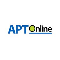 Apt Online client logo representing a trusted client of Laptomart in India