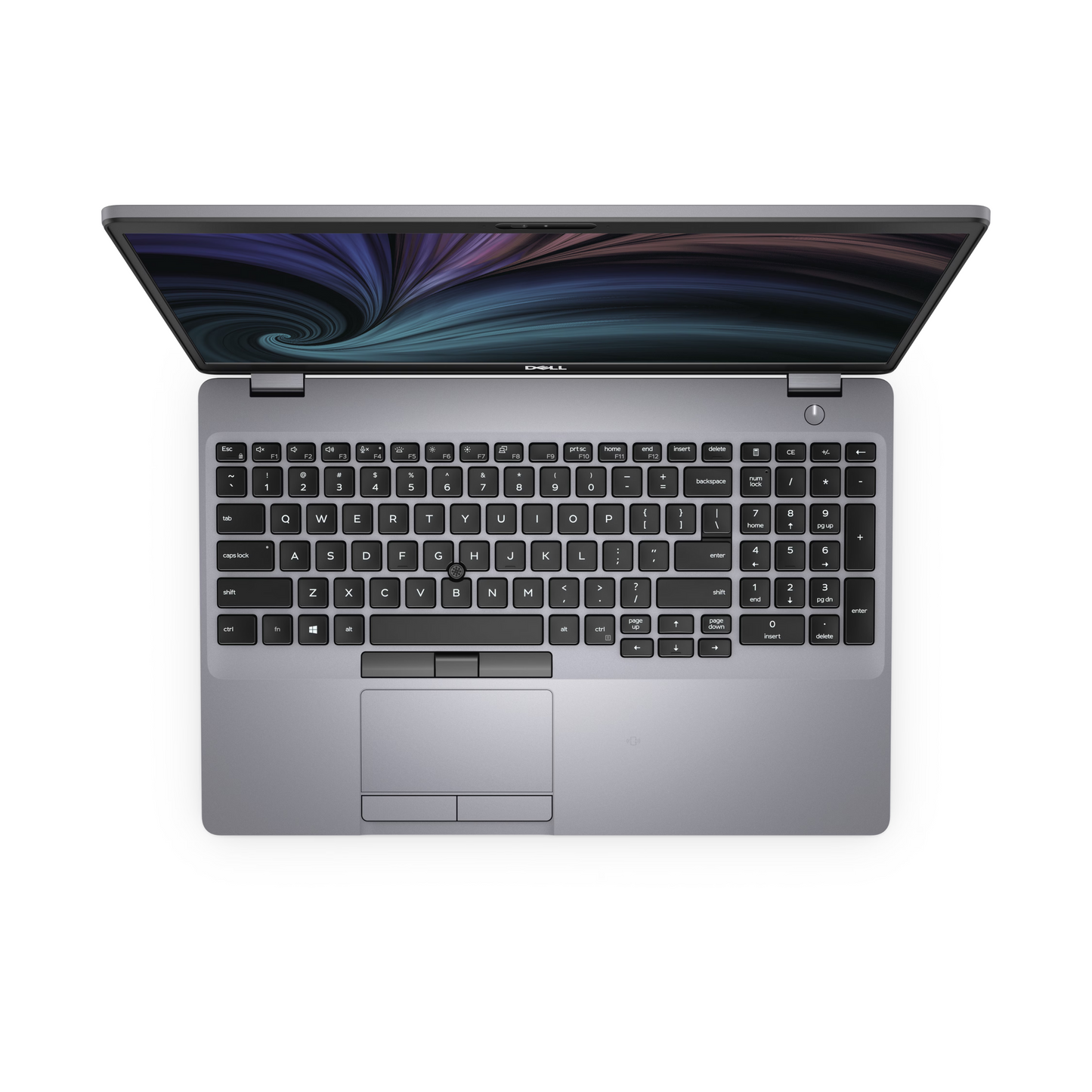 Keyboard and touchpad of Dell 5510 i7 refurbished laptop – available in Mumbai at Laptomart