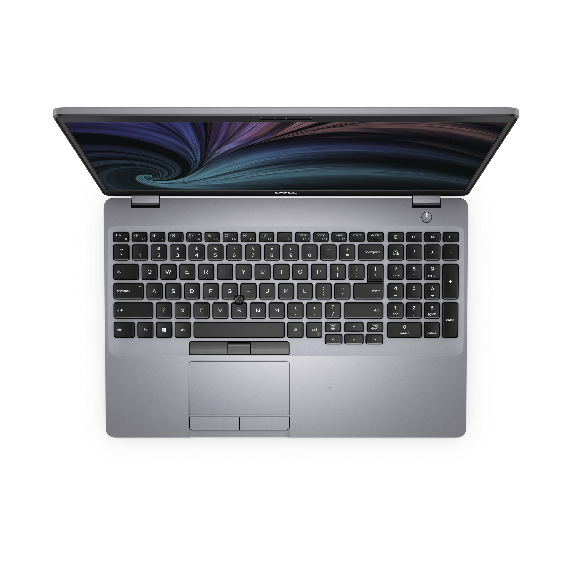Keyboard and touchpad of Dell 5510 i7 refurbished laptop – available in Mumbai at Laptomart