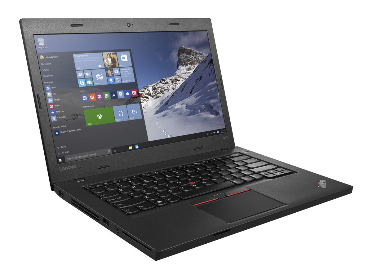 Lenovo ThinkPad L460 side profile showing slim design