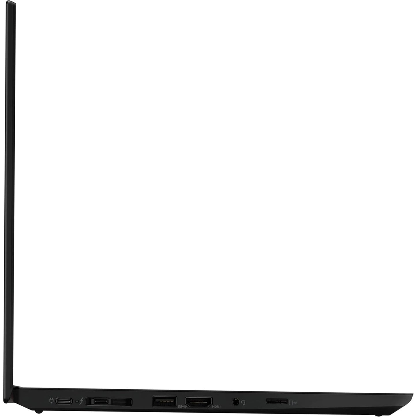 Lenovo ThinkPad T14 Refurbished Laptop – Side View Showing Ports and Design