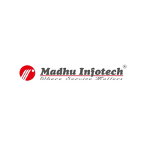 Madhu Infotech client logo representing a trusted client of Laptomart in India