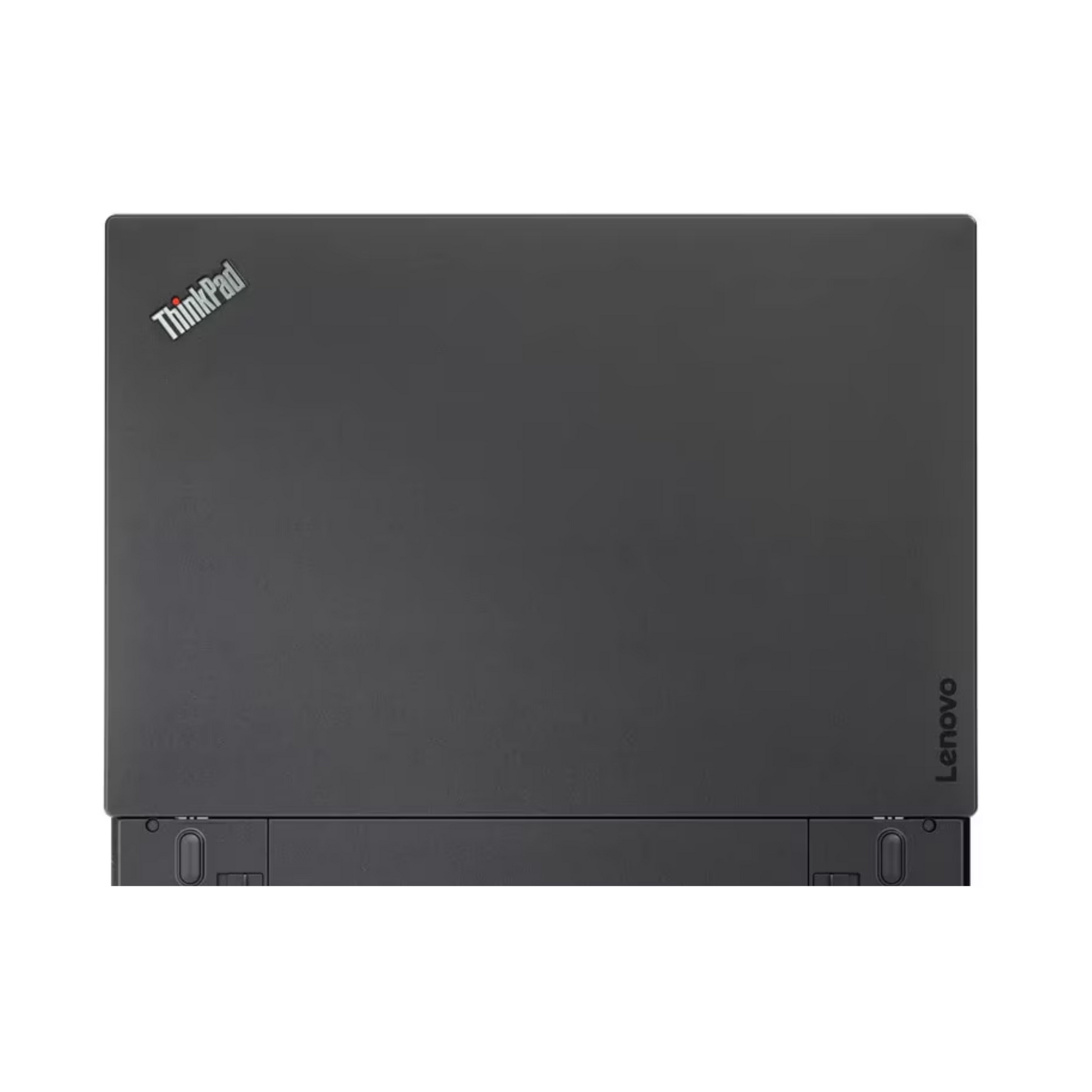 Rear view of open refurbished laptop screen displaying back panel and sturdy hinge mechanism, available in India