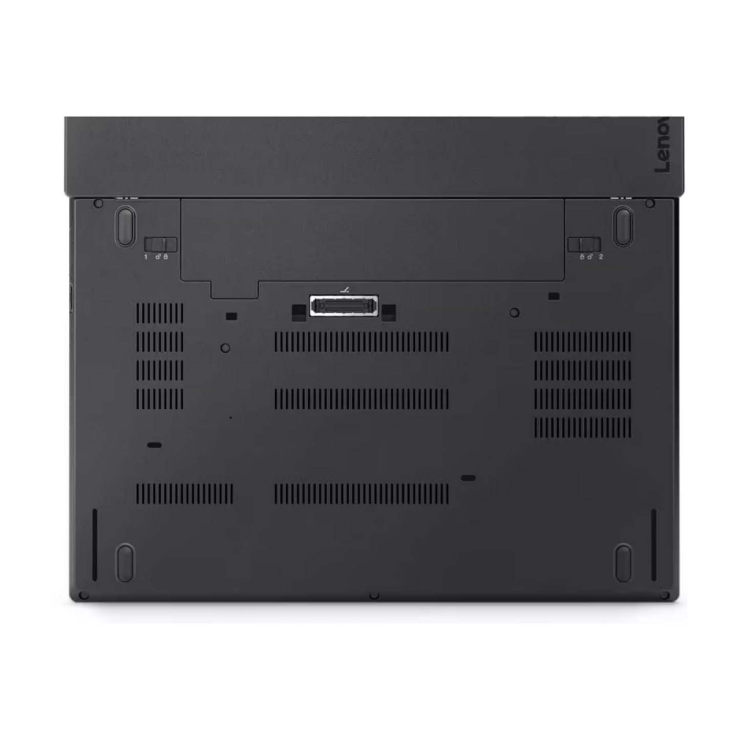 Lenovo ThinkPad T470 refurbished laptop closed view showcasing durable back panel, available in Hyderabad, India